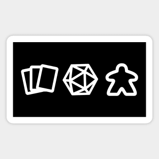 Trading Cards Meeple Board Games and Tabletop RPG Magnet